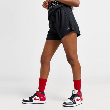 Pantaloni scurți pentru femei PANTALONI SCURȚI W JORDAN SPT MESH SHORT SLD BLACK/WHITE