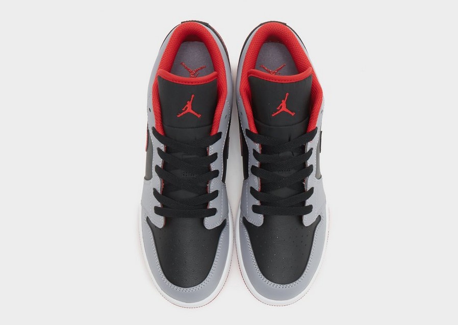 Buty sneakersy dla dzieci AIR JORDAN 1 LOW  553560-060 Szary