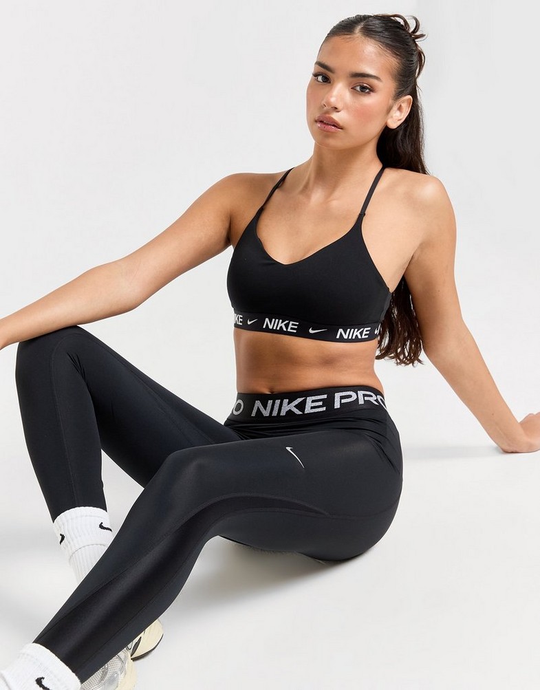 Жіночі спортивні бюстгальтери NIKE БЮСТГАЛЬТЕР W NK DF INDY LGT SPT БЮСТГАЛЬТЕР FD1062-011 Чорний