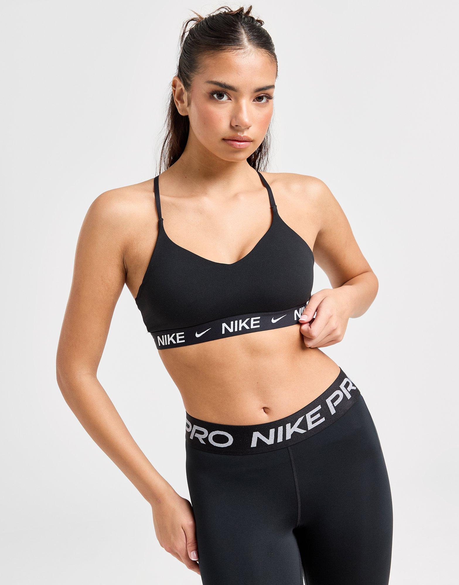 Női sportmelltartók NIKE BRA W NK DF INDY LGT SPT BRA FD1062-011 Fekete
