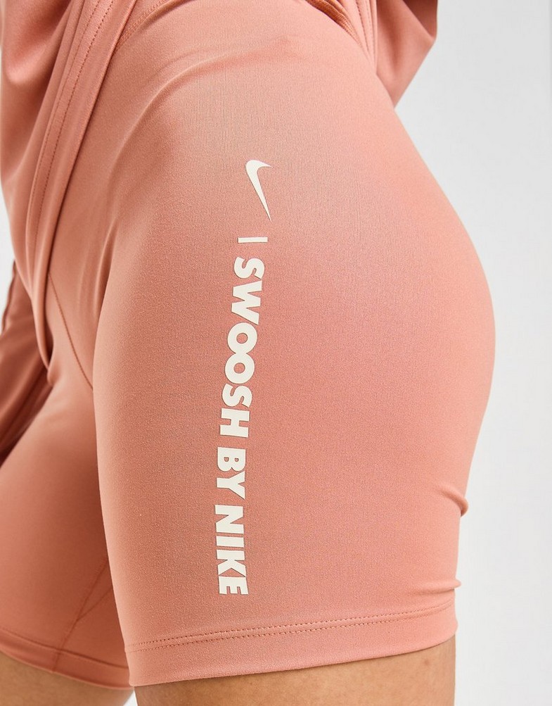 Жіночі шорти NIKE ШОРТИ W NK ONE DF HR SHRT GLS FZ4873-212 Кораловий