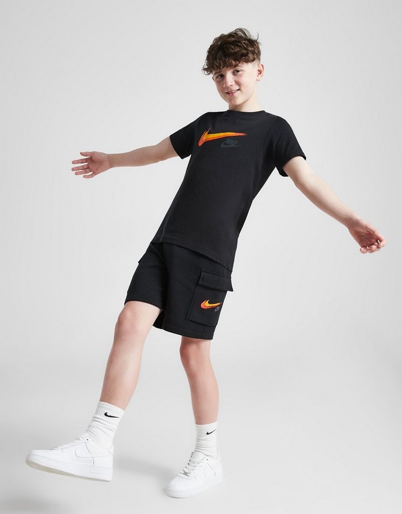 Дитячі шорти NIKE ШОРТИ B NSW SI FLC SHORT B HF5524-010 Чорний