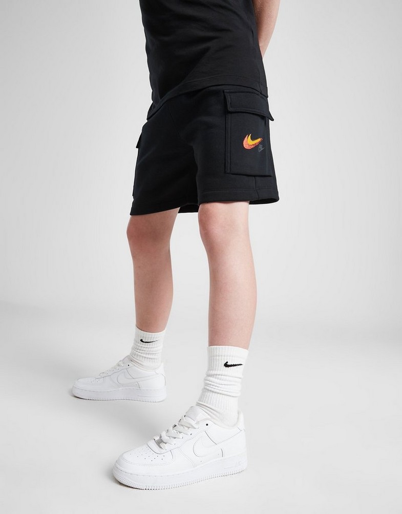 Дитячі шорти NIKE ШОРТИ B NSW SI FLC SHORT B HF5524-010 Чорний