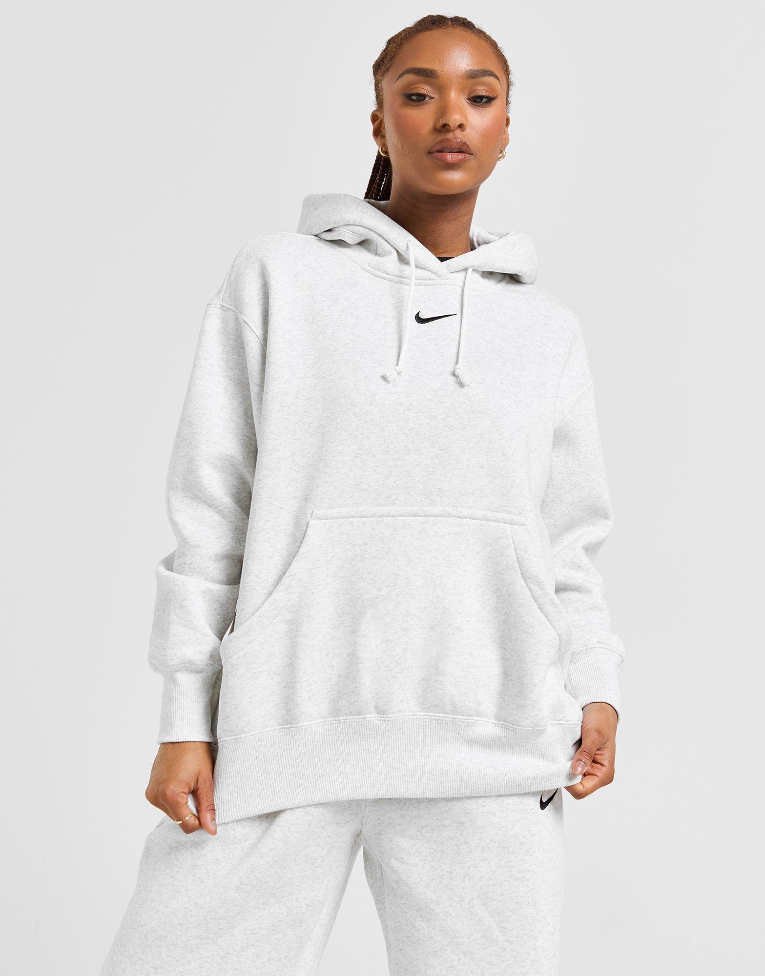 Жіночі кофти NIKE КОФТА З КАПЮШОНОМ W NSW PHNX FLC OS PO HOODIE DQ5860-051 Сірий