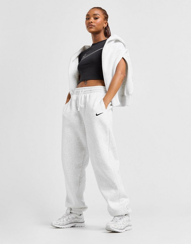 Pantaloni pentru femei NIKE PANTALONI  W NSW PHNX FLC HR OS PANT 2 FZ5996-051 Gri