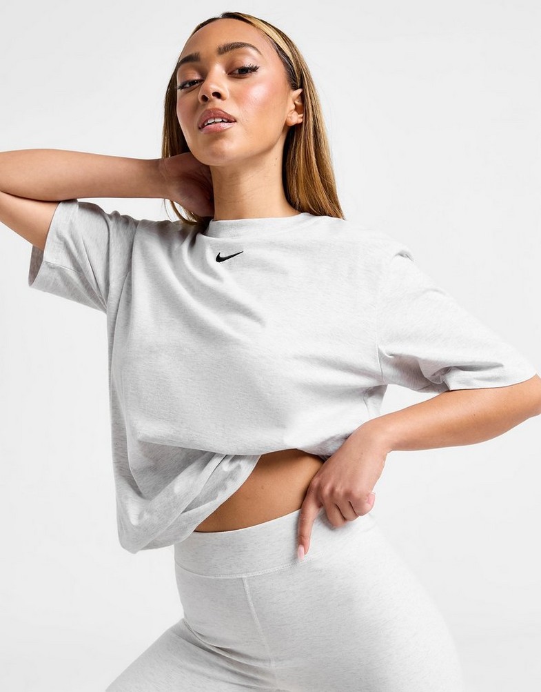 Moteriški marškinėliai NIKE MARŠKINĖLIAI W NSW TEE ESSNTL LBR FD4149-051 Pilka