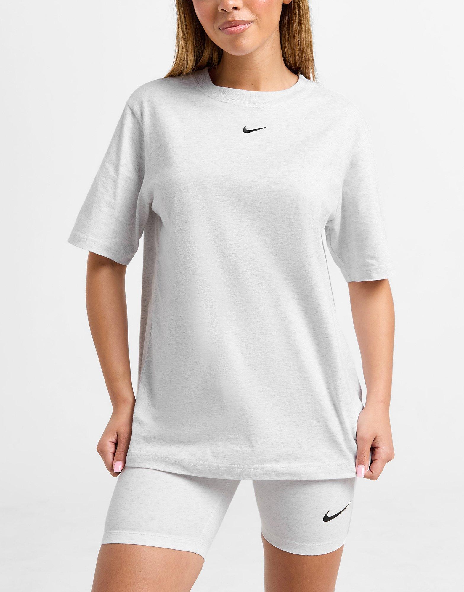 Koszulka, t-shirt damski NIKE T-SHIRT W NSW TEE ESSNTL LBR FD4149-051 Szary