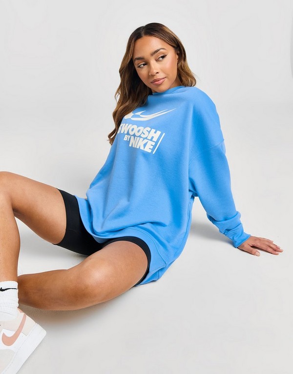 Nike Pulóver W Nsw Flc Os Crew Gls
