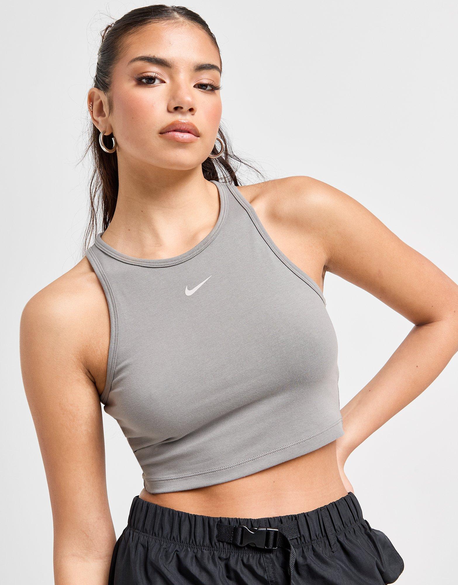 NIKE TOP W NSW TANK TOP GLS HF5530-029 Szary