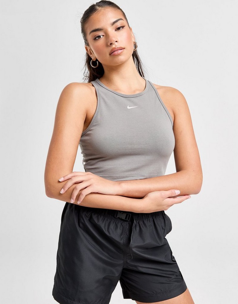 Жіночі топи NIKE ТОП W NSW МАЙКА ТОП GLS HF5530-029 Сірий