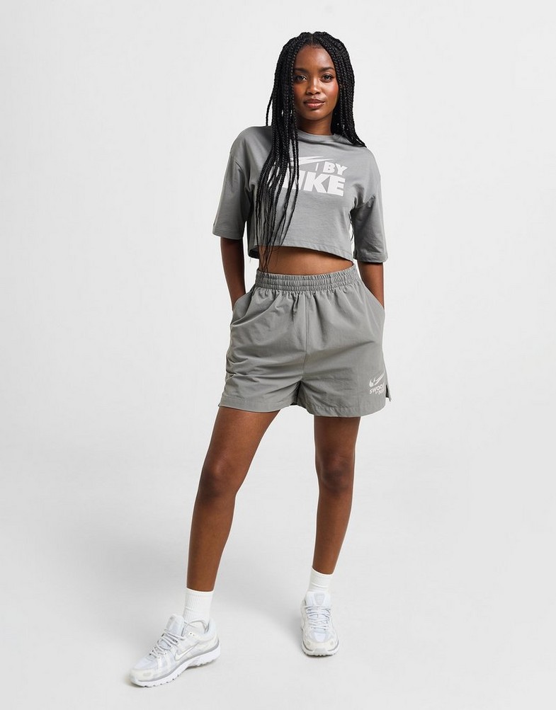Жіночі шорти NIKE ШОРТИ W NSW WOVEN SHORT GLS HF5529-029 Сірий