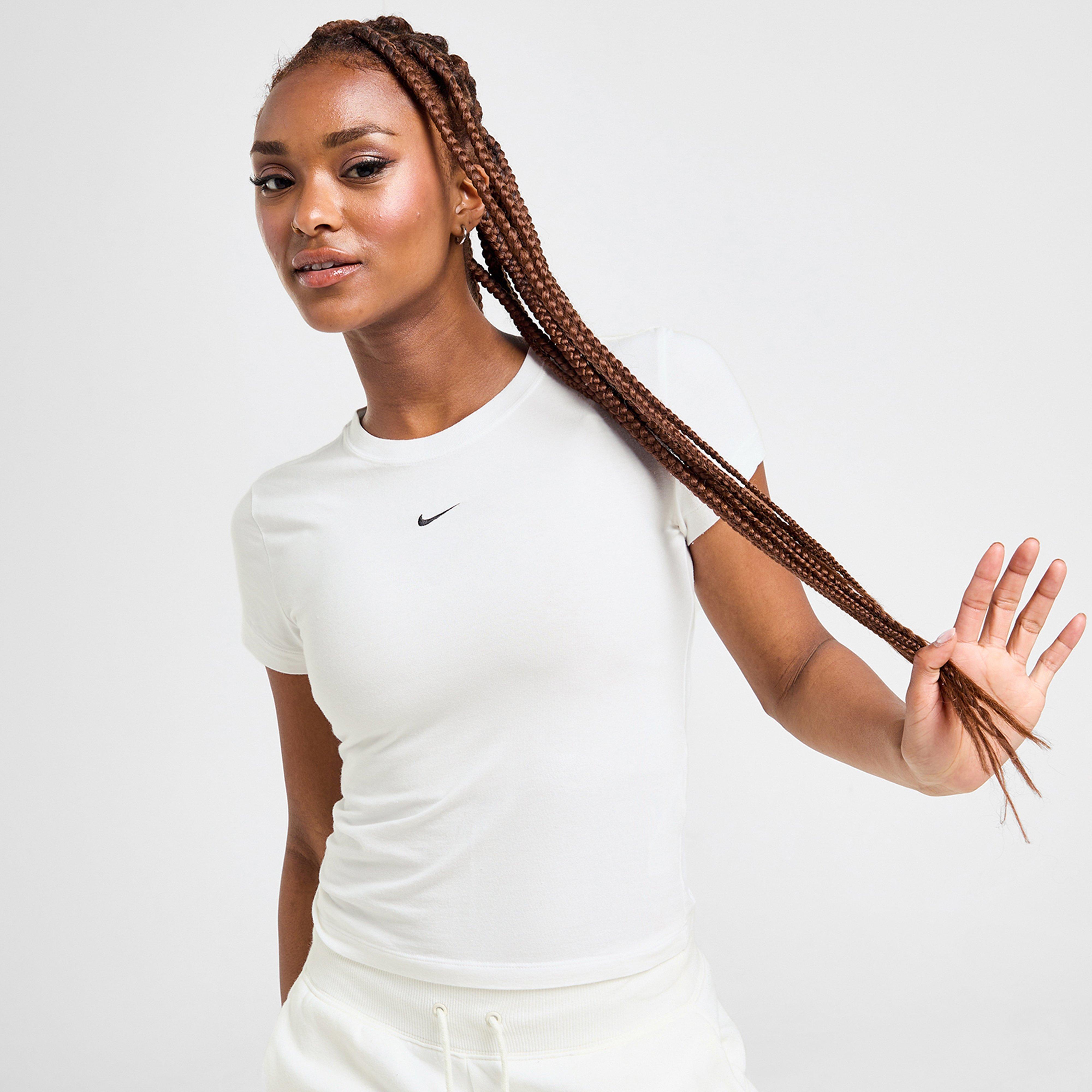 Koszulka, t-shirt damski NIKE T-SHIRT W NSW NK CHLL KNT MD CRP