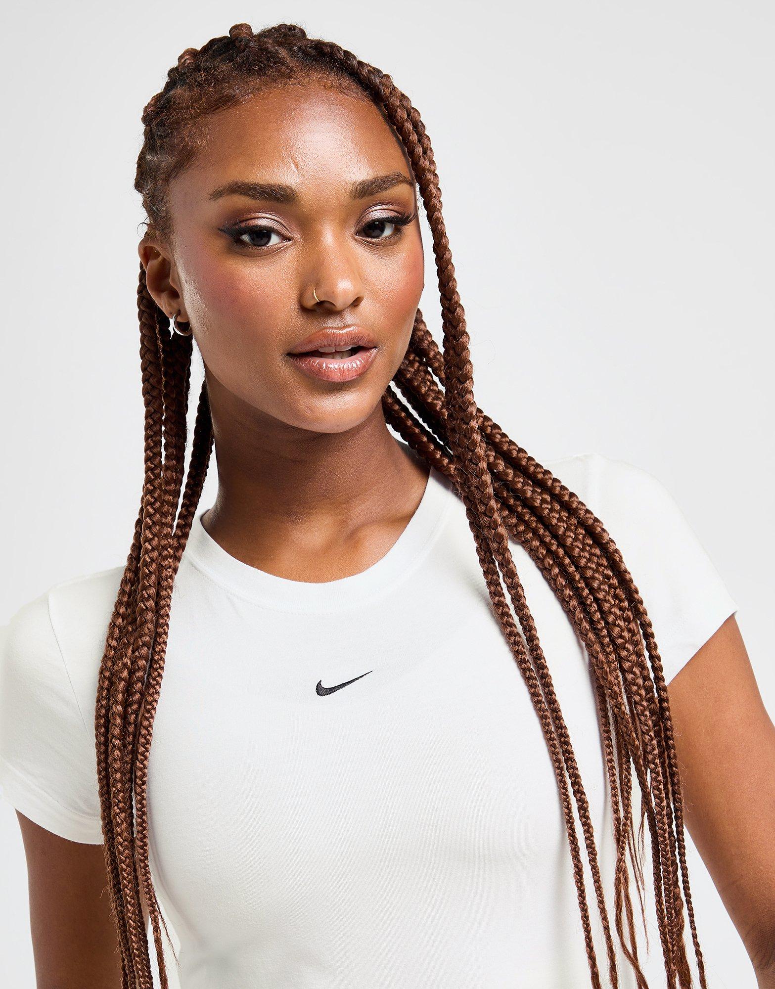 Дамска тениска NIKE ТЕНИСКА W NSW NK CHLL KNT MD CRP FV5508-100 Бял