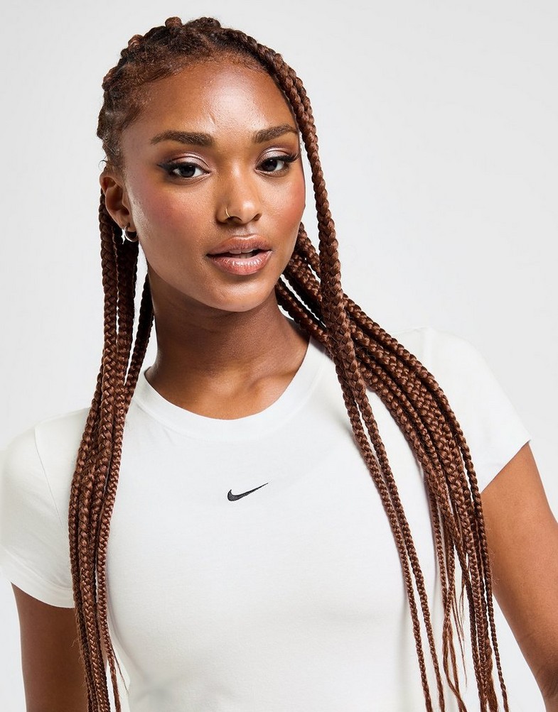 Női póló NIKE PÓLÓ W NSW NK CHLL KNT MD CRP FV5508-100 Fehér
