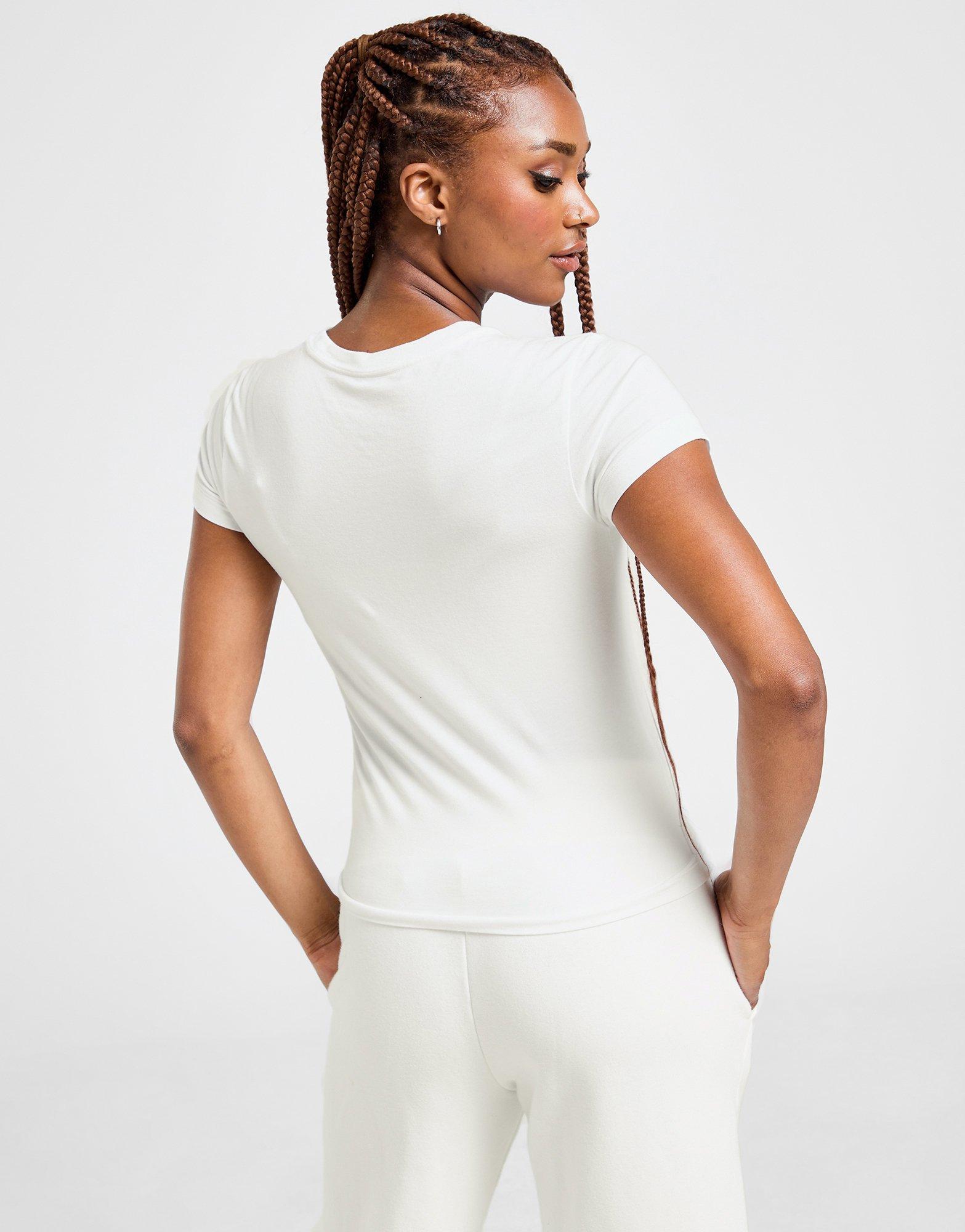 Дамска тениска NIKE ТЕНИСКА W NSW NK CHLL KNT MD CRP FV5508-100 Бял