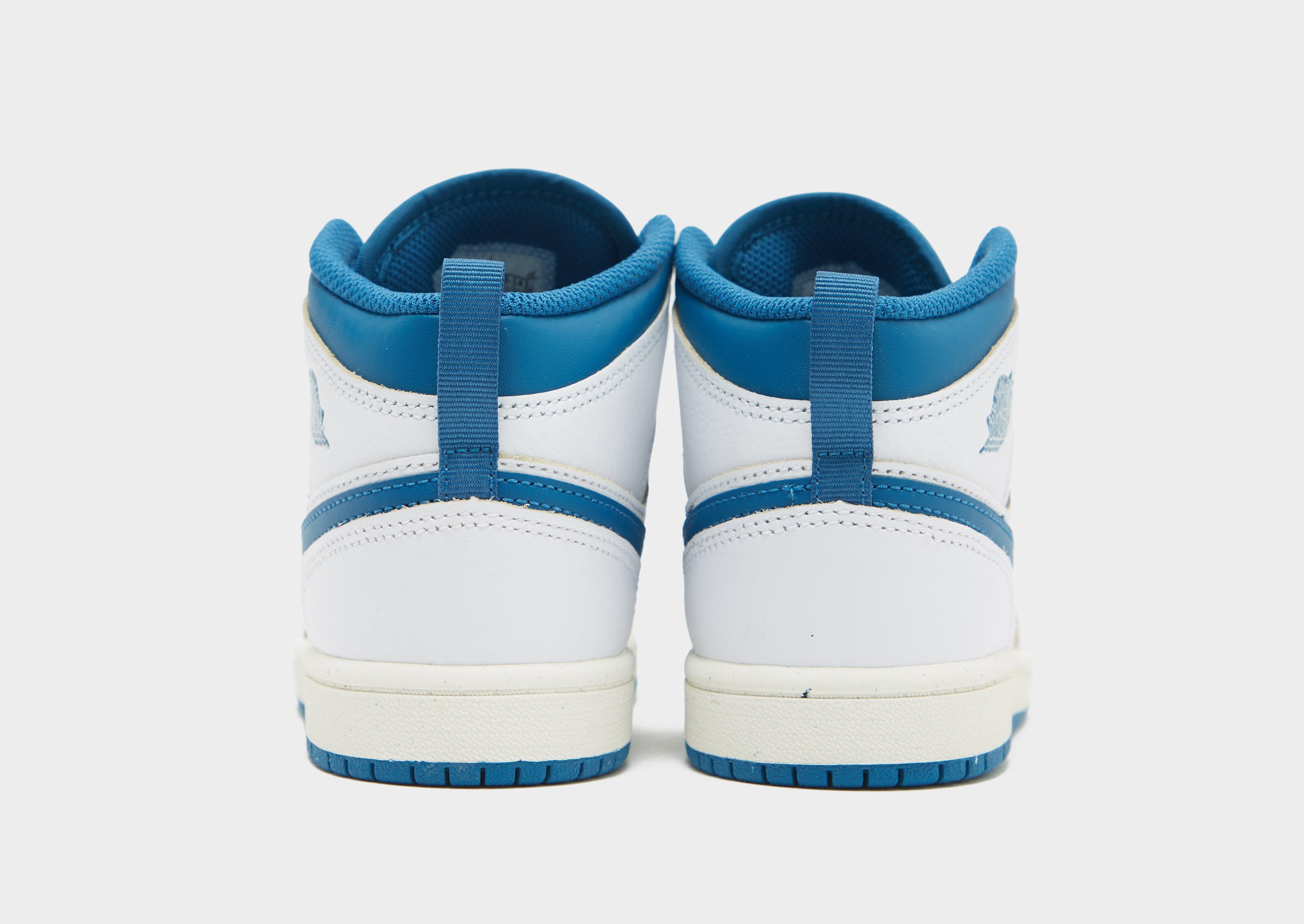 Детски маратонки JORDAN 1 MID SE BP FN7493-141 Бял