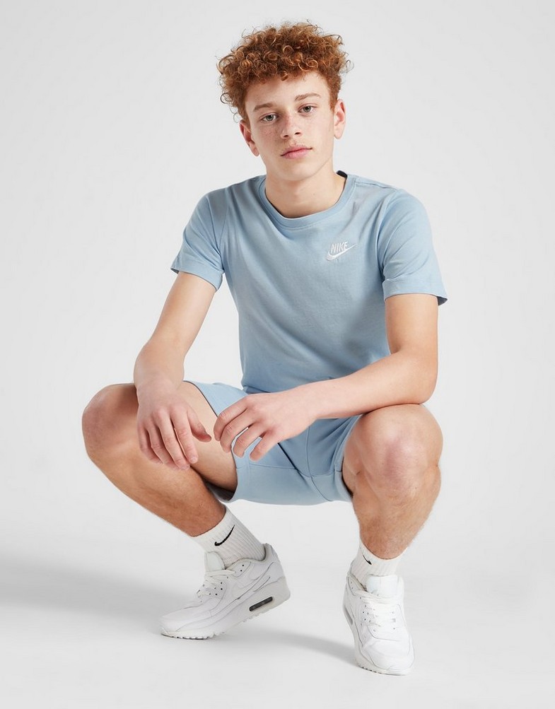 Дитячі футболки NIKE ФУТБОЛКА K NSW TEE EMB FUTURA B AR5254-440 Блакитний
