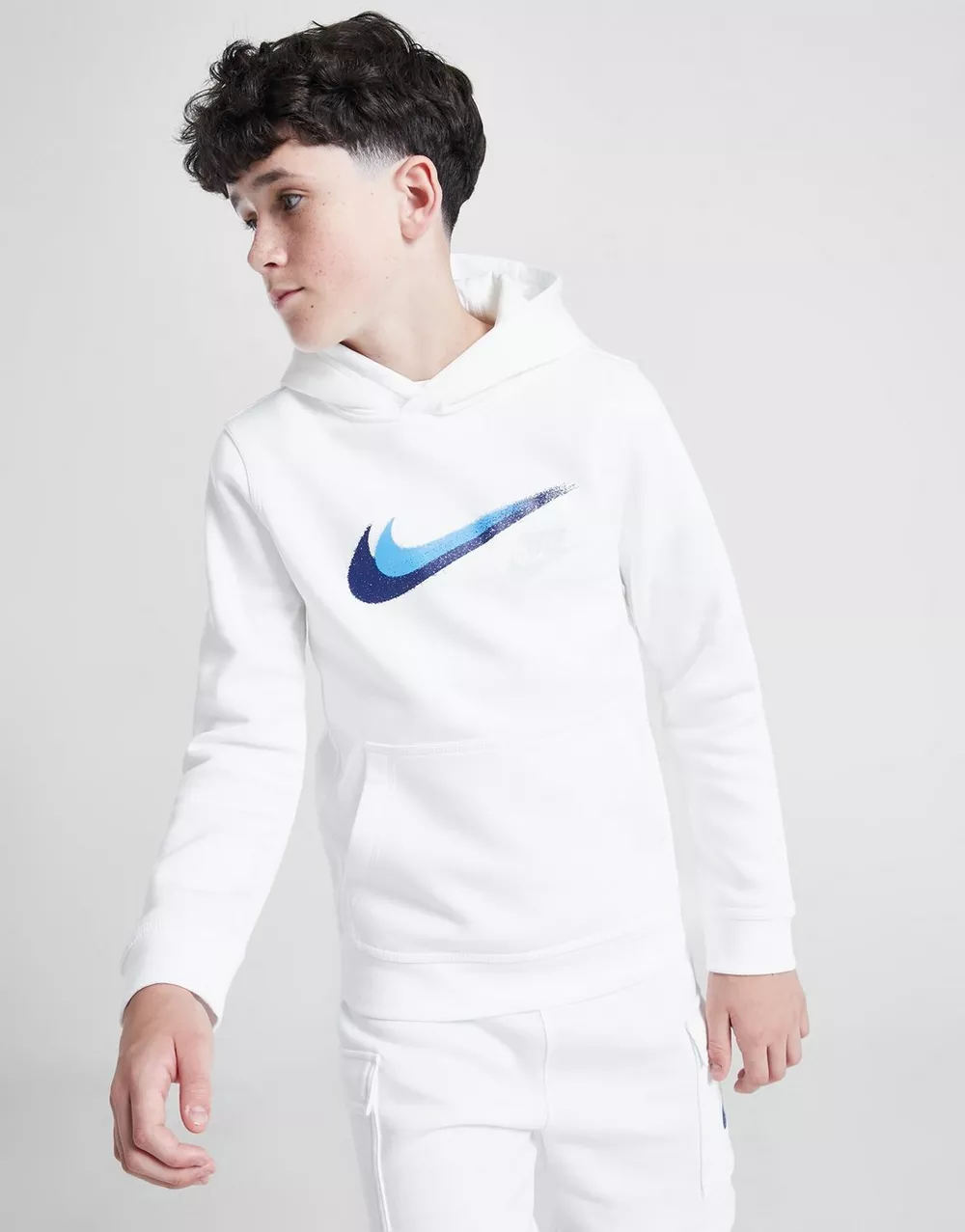 NIKE КОФТА З КАПЮШОНОМ B NSW SI FLC PO HOODY BB B, фото 1 з 4