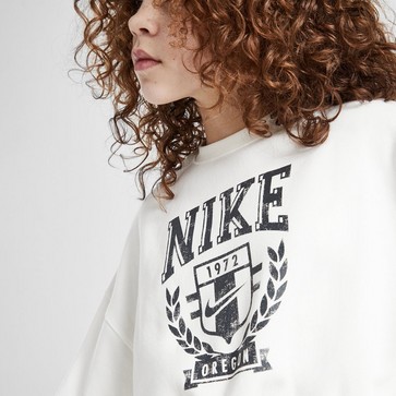 Bluză pentru copii NIKE BLUZĂ G NSW TREND FLC CRP CREW GIRL
