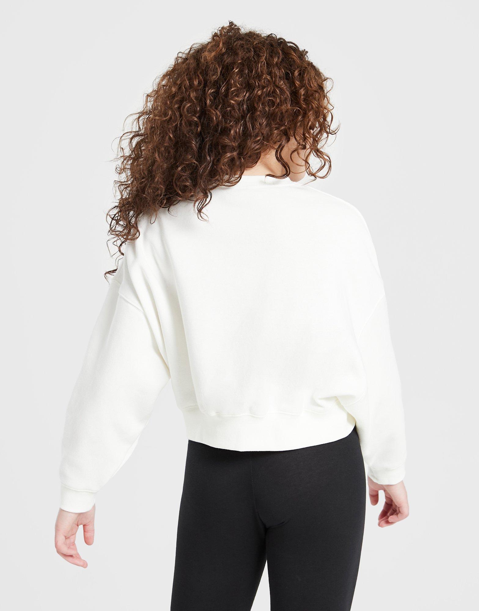 Детски суичър NIKE СУИТЧЪР G NSW TREND FLC CRP CREW GIRL FZ4722-133 Бежов