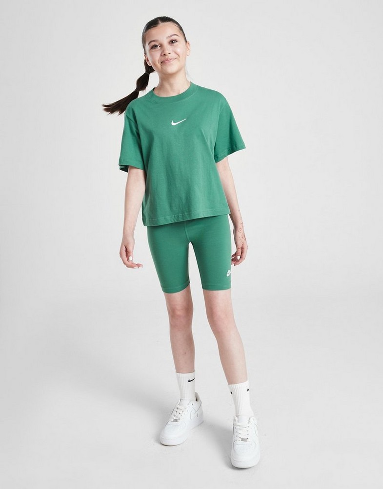 Дитячі футболки NIKE ФУТБОЛКА G NSW TEE ESSNTL SS BOXY GIRL DH5750-361 Зелений