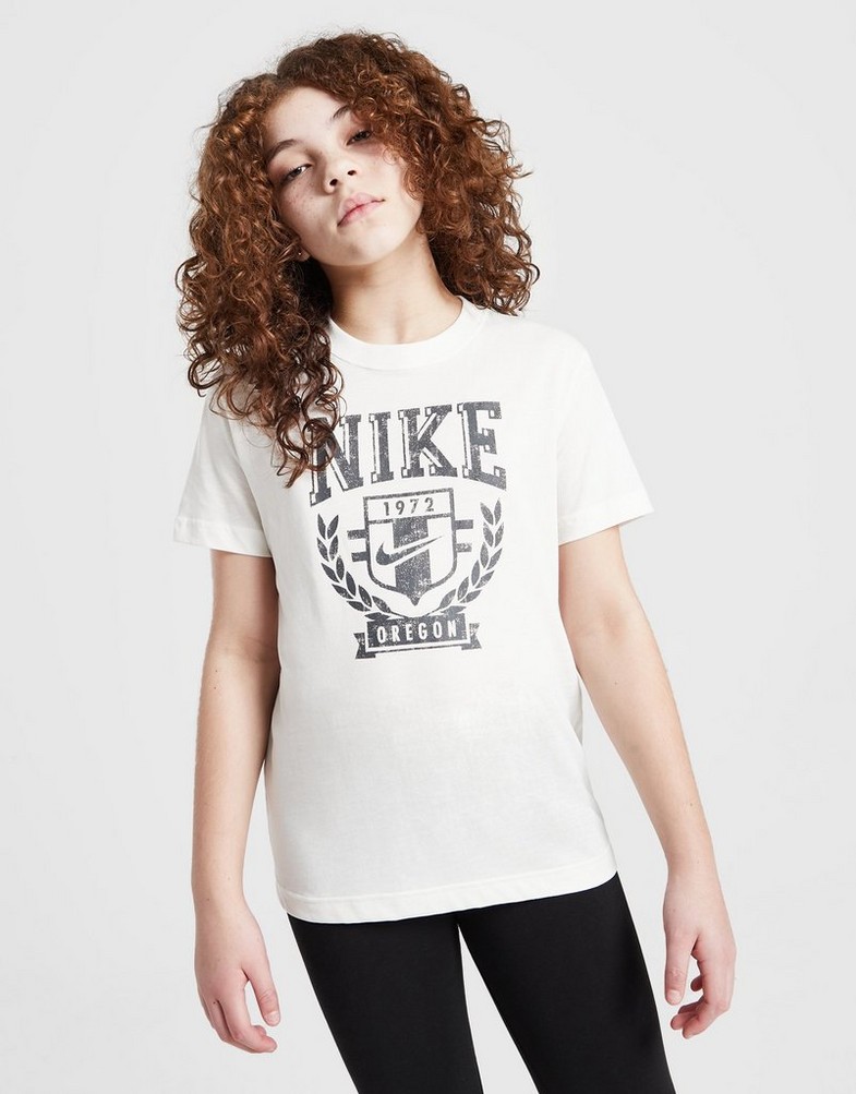 Дитячі футболки NIKE ФУТБОЛКА G NSW TREND BF TEE GIRL FZ4724-133 Бежевий