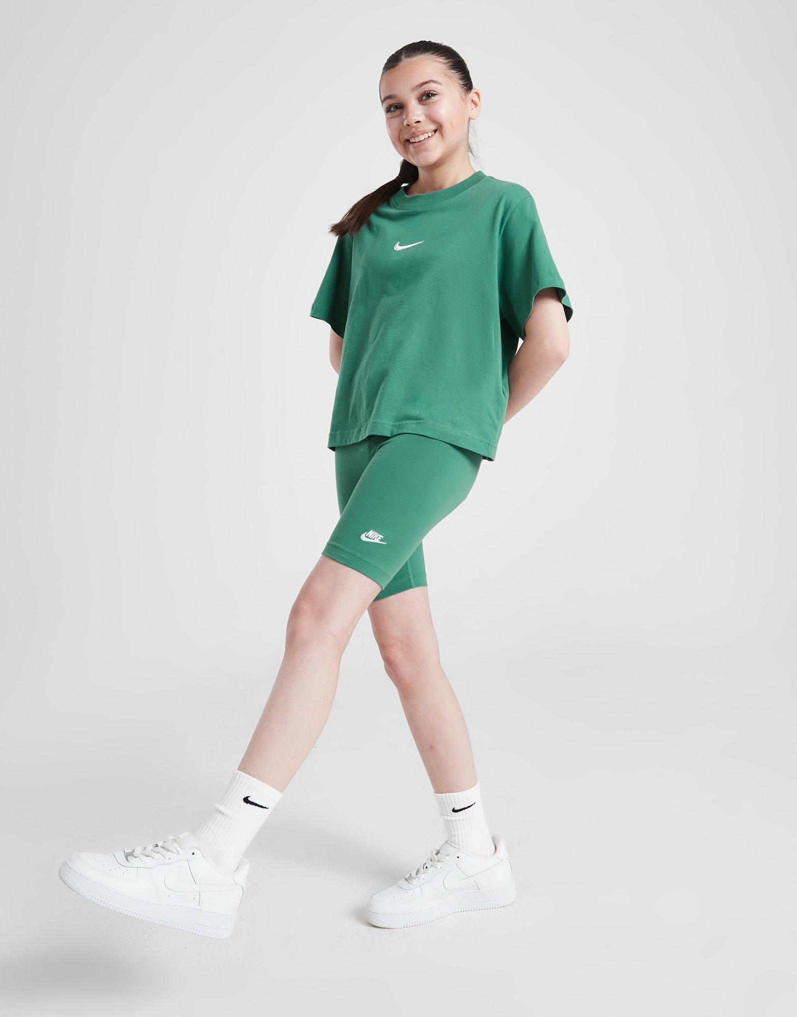 Детски шорти NIKE ШОРТИ G NSW 7 IN BIKE SHORT GIRL DX5066-361 Зелен