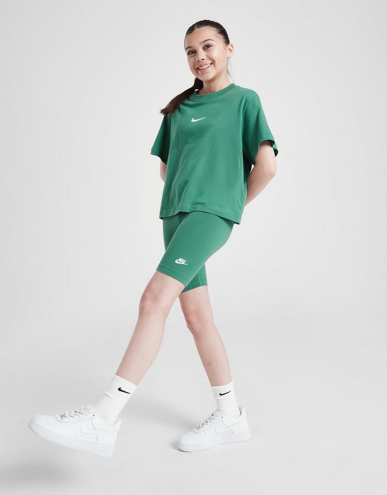 Дитячі шорти NIKE ШОРТИ G NSW 7 IN BIKE SHORT GIRL DX5066-361 Зелений