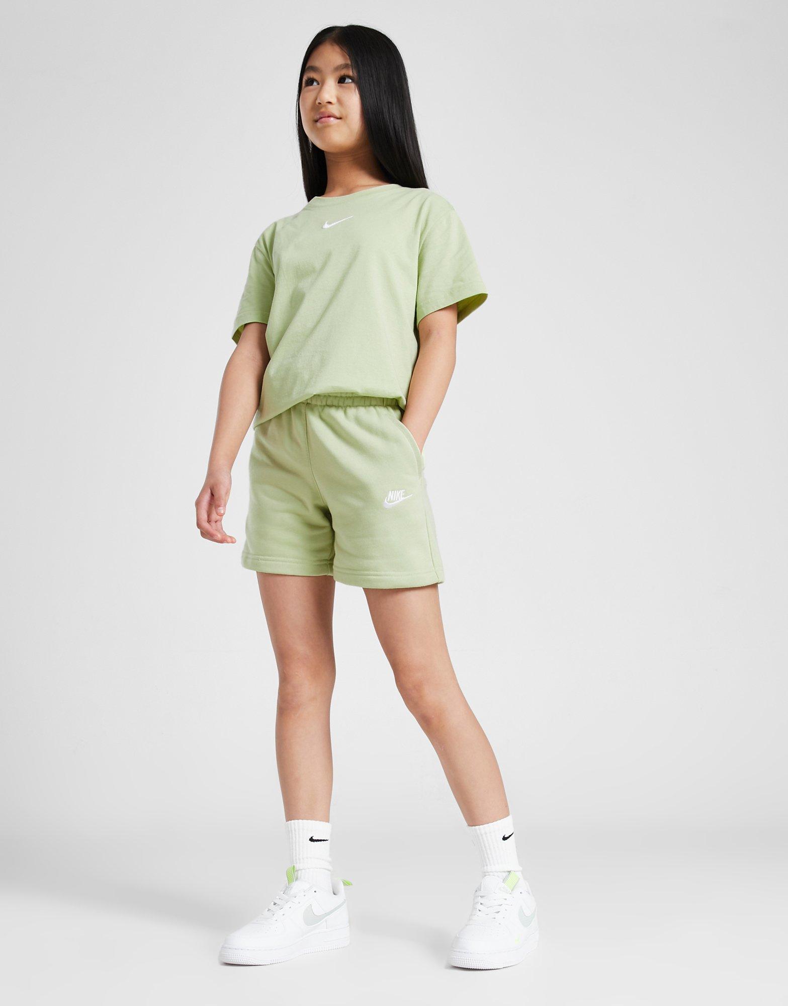 Дитячі футболки NIKE ФУТБОЛКА G NSW TEE ESSNTL BF GIRL DA6918-371 Зелений