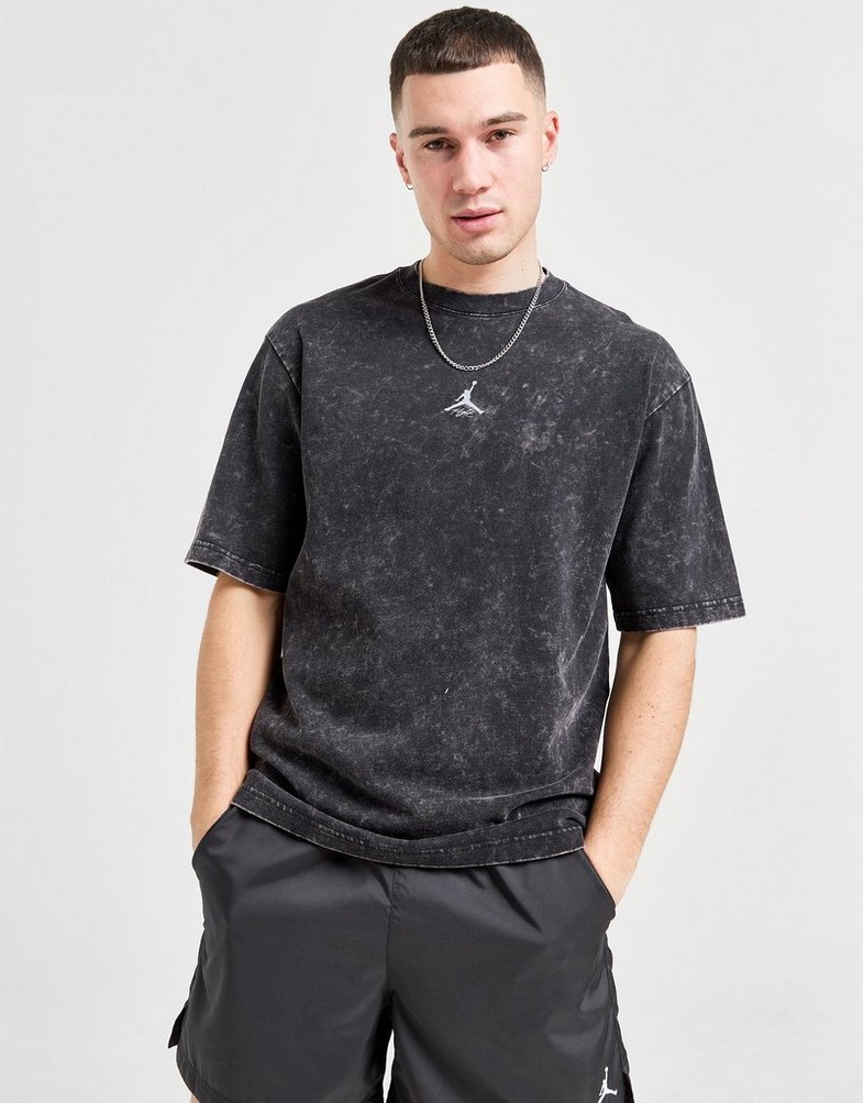 Tricou pentru bărbați TRICOU M JORDAN FLT ESS WSH 85 SS CREW FN5994-010 Negru