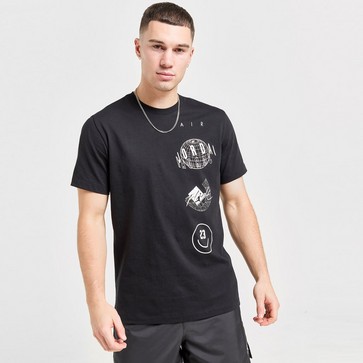 Tricou pentru bărbați TRICOU M JORDAN BUSTIERĂND LOGO STACK SS CRW