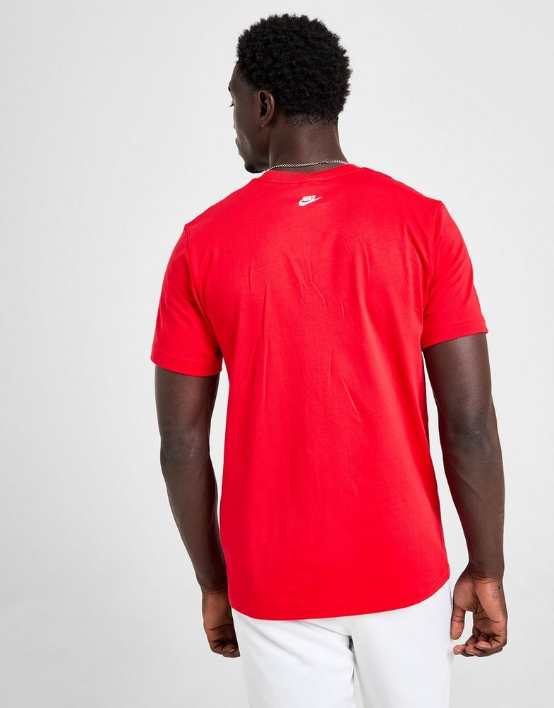Koszulka, t-shirt męski NIKE T-SHIRT MAX TEE RED TEE FV5593-657 Czerwony