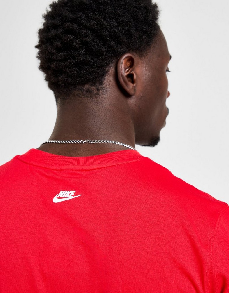 Koszulka, t-shirt męski NIKE T-SHIRT MAX TEE RED TEE FV5593-657 Czerwony
