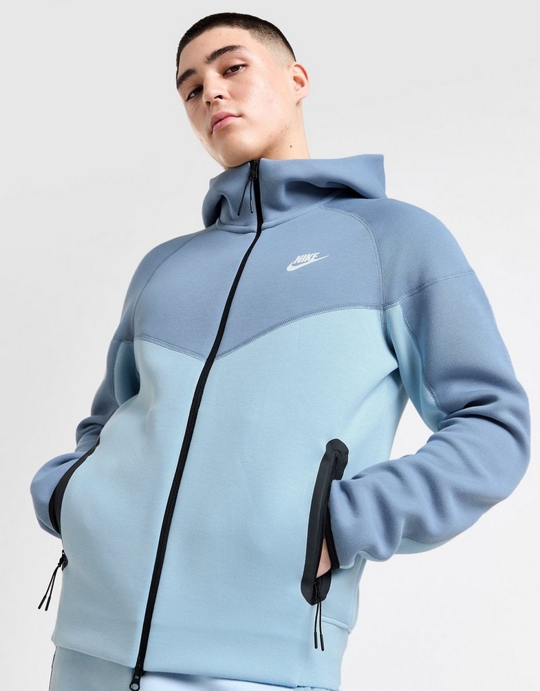 Bluza męska NIKE BLUZA ROZP Z KAPTUREM TECH FZ HD LT.ARMORY SWEATSHIRT