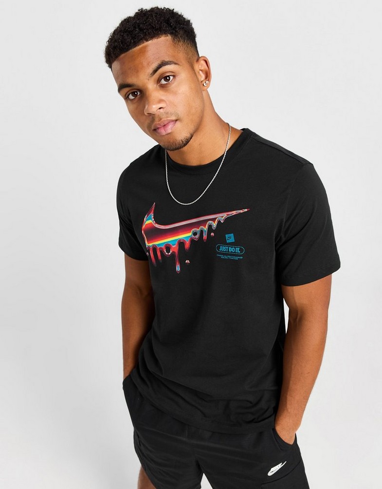 Koszulka, t-shirt męski NIKE T-SHIRT HEATWAVE DRIP TEE BLK TEE HJ5464-010 Czarny