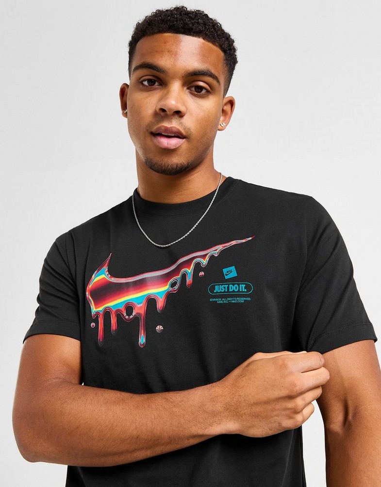 Koszulka, t-shirt męski NIKE T-SHIRT HEATWAVE DRIP TEE BLK TEE HJ5464-010 Czarny