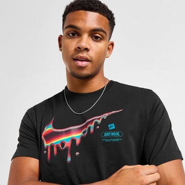 NIKE MARŠKINĖLIAI HEATWAVE DRIP TEE BLK TEE