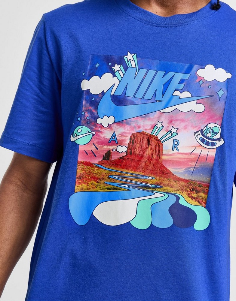 Koszulka, t-shirt męski NIKE T-SHIRT AIR SPACE TEE WHT TEE