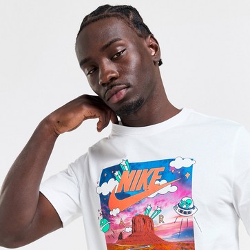 NIKE ТЕНИСКА AIR SPACE TEE WHT TEE