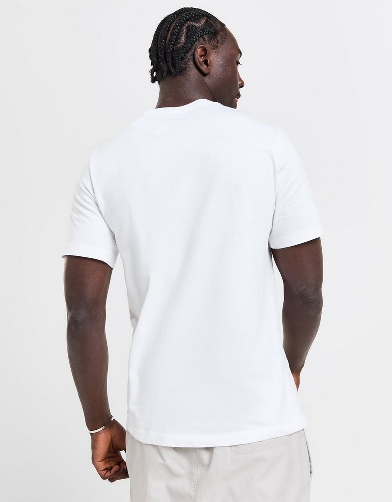 Koszulka, t-shirt męski NIKE T-SHIRT AIR SPACE TEE WHT TEE HJ5468-100 Biały