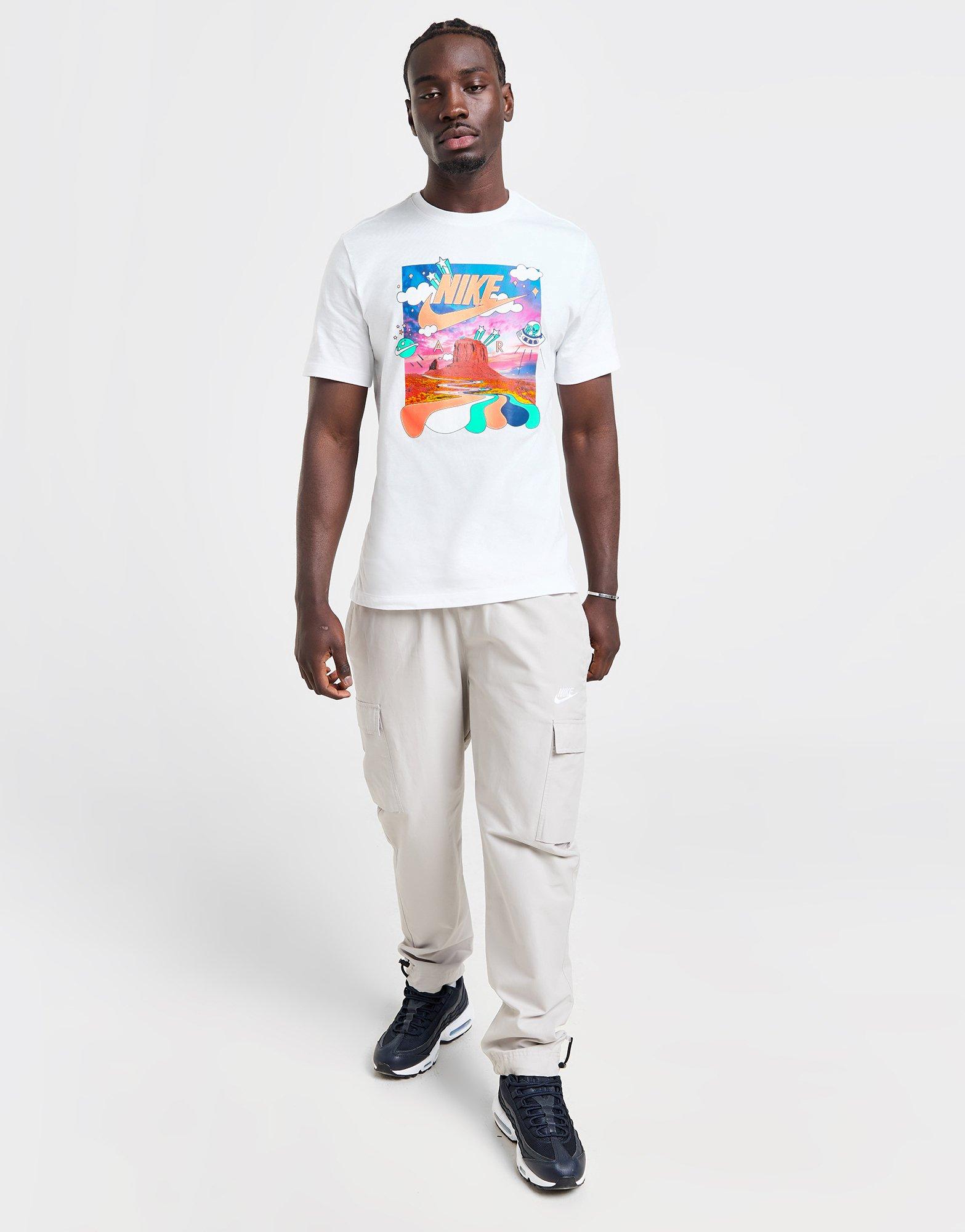 Чоловічі футболки NIKE ФУТБОЛКА AIR SPACE TEE WHT TEE HJ5468-100 Білий