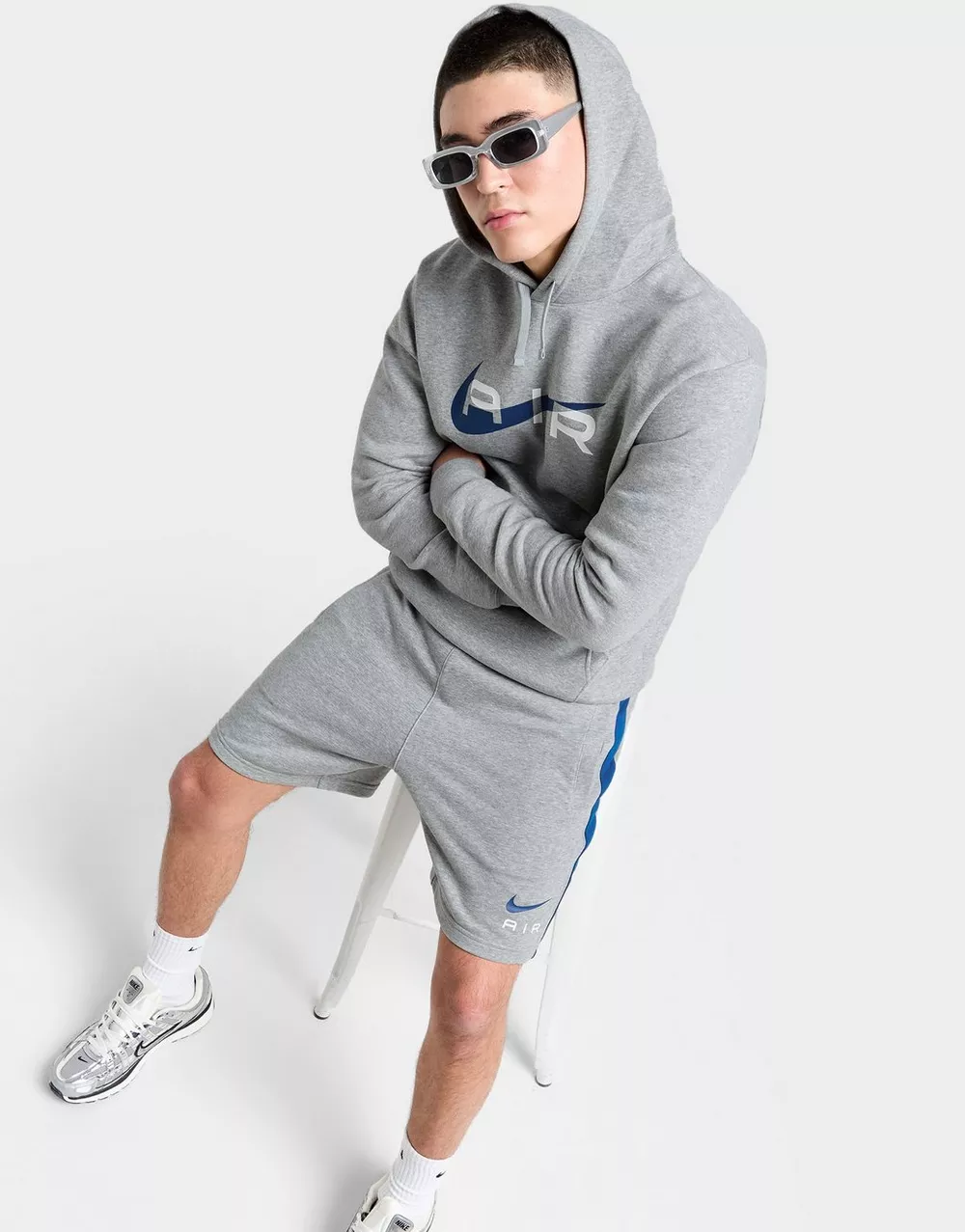 NIKE ШОРТИ SWOOSH SHT DGH/BLUE SHORTS, фото 1 з 5