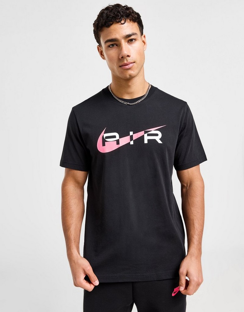 Férfi póló NIKE PÓLÓ SWOOSH TEE BLK/PINK TEE