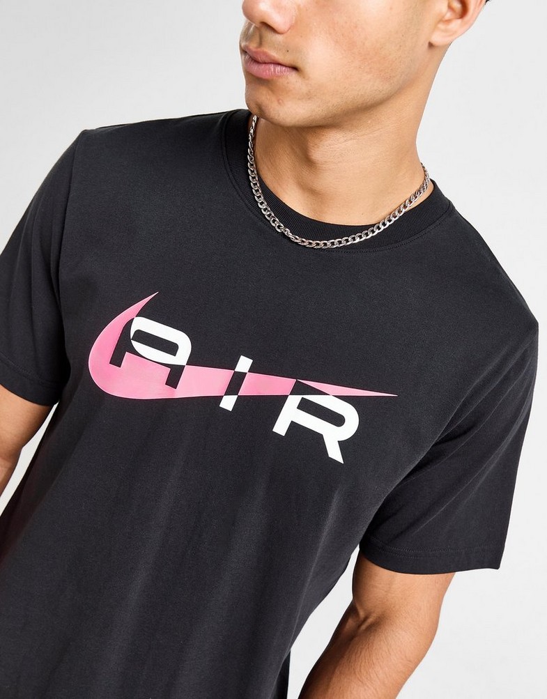 Férfi póló NIKE PÓLÓ SWOOSH TEE BLK/PINK TEE