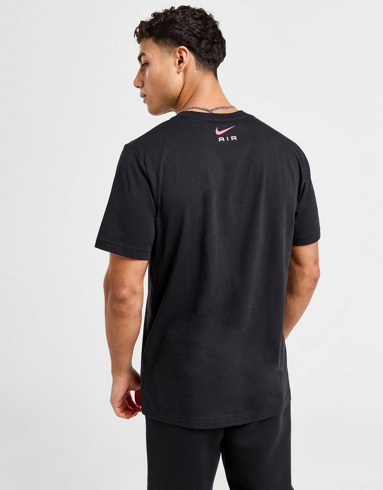 Férfi póló NIKE PÓLÓ SWOOSH TEE BLK/PINK TEE