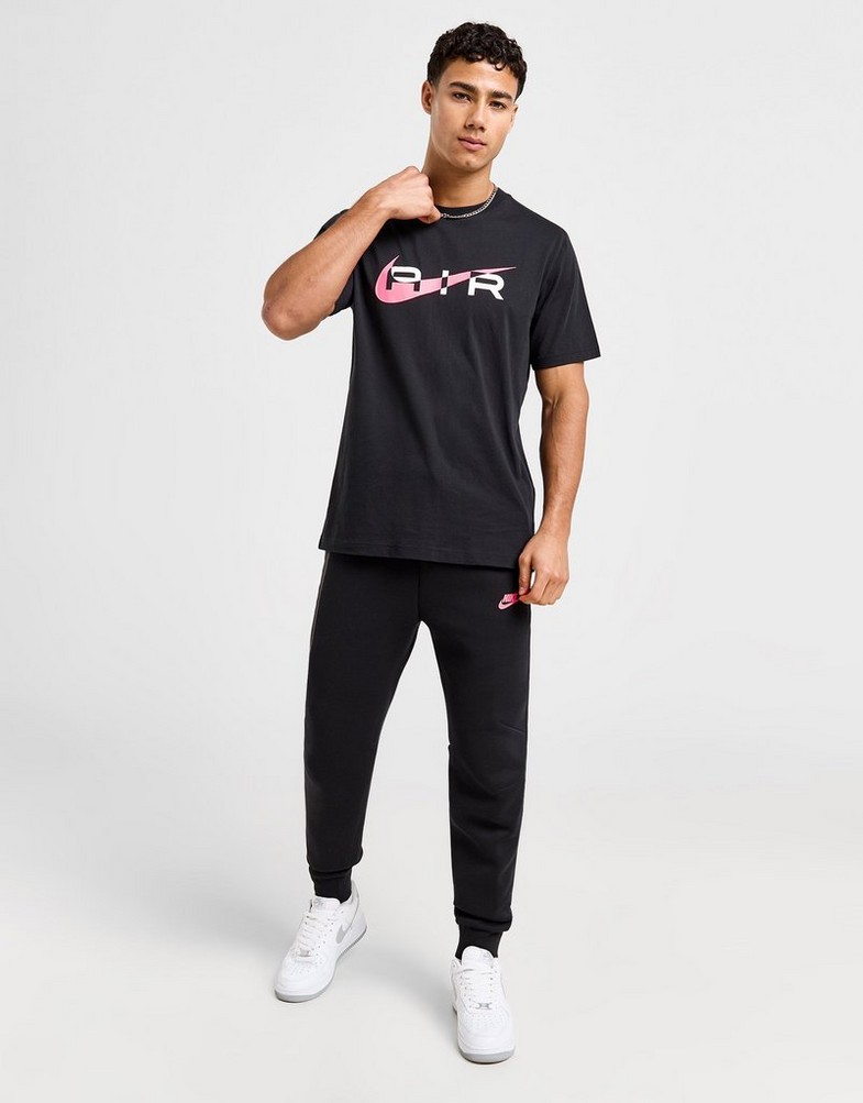 Férfi póló NIKE PÓLÓ SWOOSH TEE BLK/PINK TEE