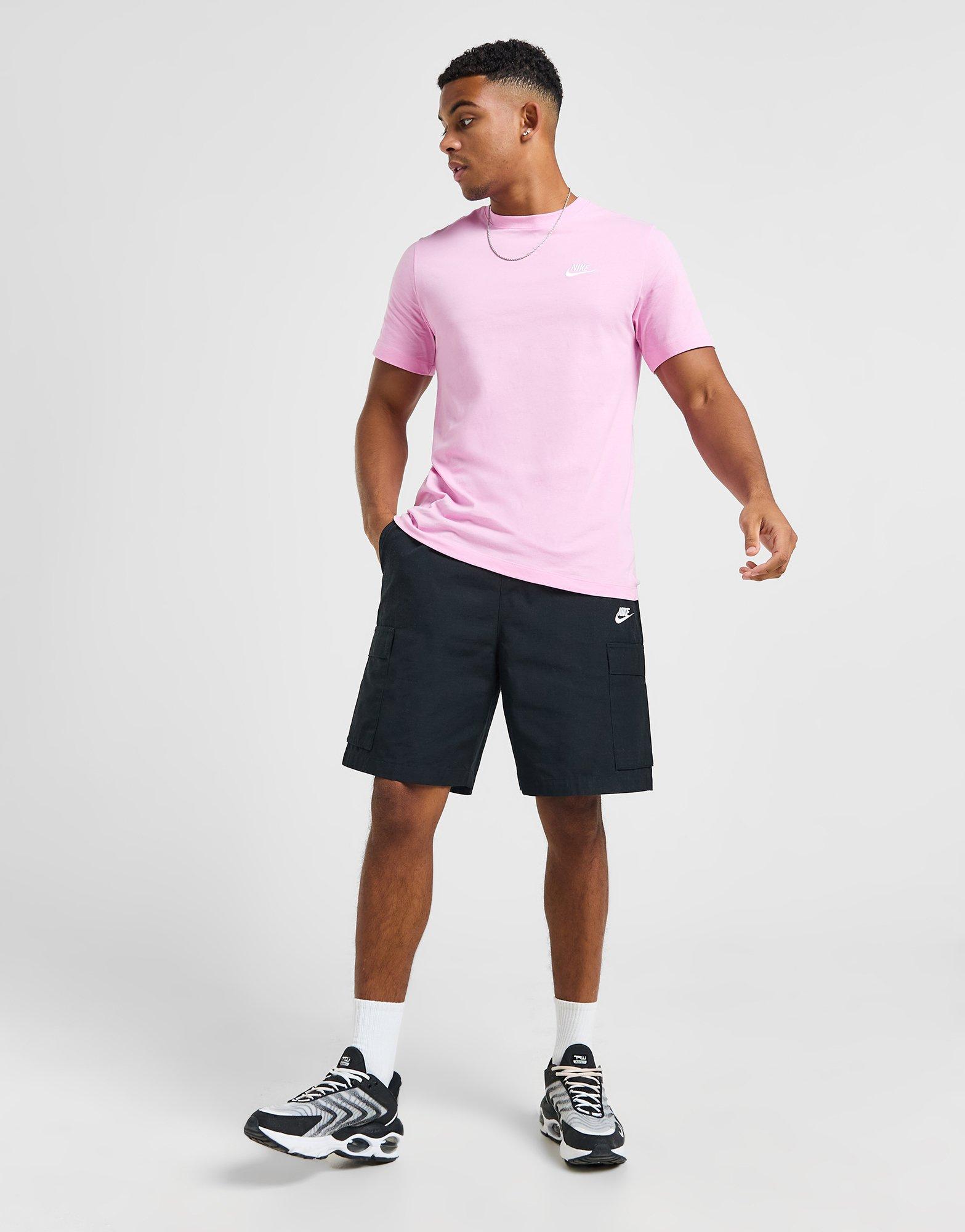 Чоловічі футболки NIKE ФУТБОЛКА CORE TEE PINK TEE AR4997-622 Рожевий