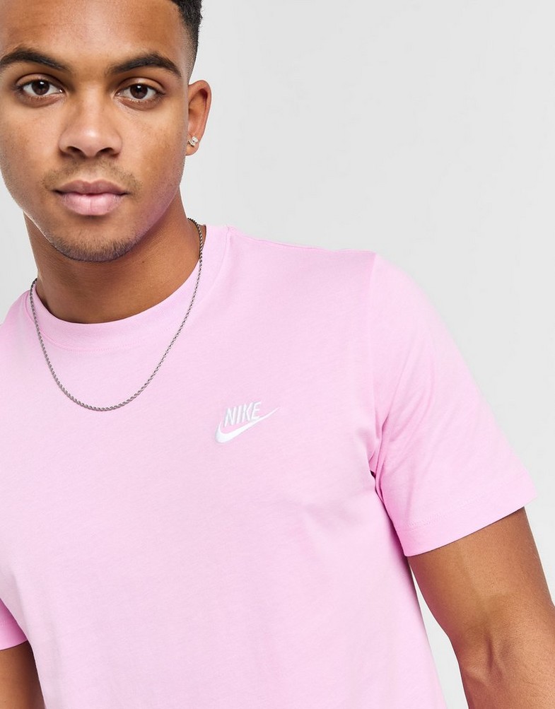 Koszulka, t-shirt męski NIKE T-SHIRT CORE TEE PINK TEE