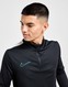 NIKE PULÓVER CIPZÁRAS ACAD 1/4 ZP BLK/CACT SWEATSHIRT