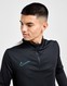 NIKE BLUZA ROZPINANA ACAD 1/4 ZP BLK/CACT SWEATSHIRT